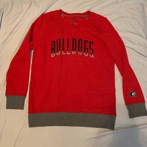 Fanatic red Georgia bulldogs sweater